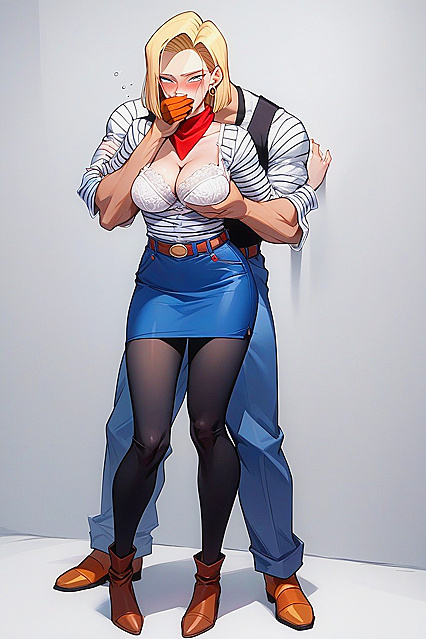 Katya Blushed and Got Caught from Behind in Seductive Hentai AI Image