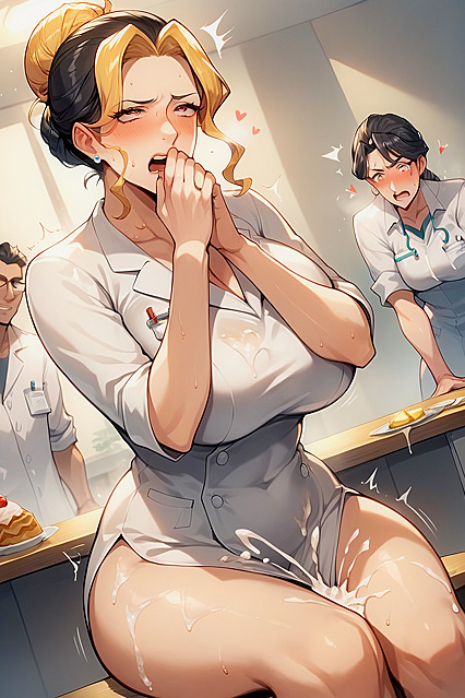 Oiled Bodies of Doctors and Nurses in Secret Hospital Hentai Sessions