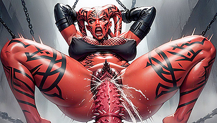 Big-Eyed Beauty Gets Dirty and Sweaty in Steamy Hentai AI Image