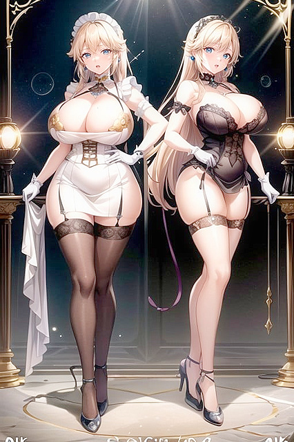 Big Ass and Beautiful Legs in Full Body Hentai AI Image