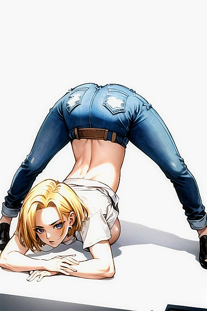 Black-and-White Manga Style Creampie in Jack-o'-Lantern Pose Hentai Hentai AI Image