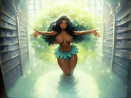 Big Eyes and Perfect Shoulders in Happy Hentai AI Pleasure Sessions