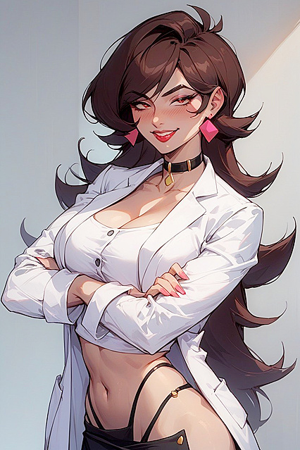 Jaiden from JaidenAnimations Wears Thong and Crop Top for Steamy Hentai AI Image