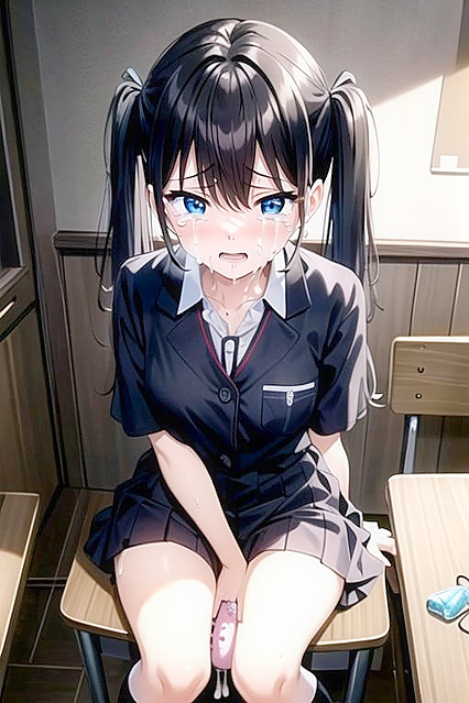 Teen 18+ with Small Breasts in Heartbreaking Hentai Hentai AI Image