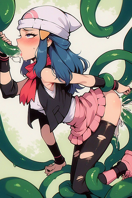 Spiral Astral Orgasms in Side View Hentai AI Image