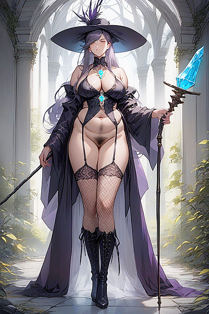 Large Hanging Breasts in Ultra-Detailed Hentai AI Image for Ultimate Pleasure