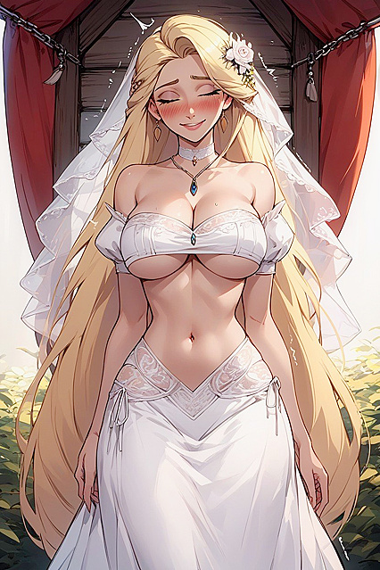 Bouncing Lines and Quivering Decolletage in Intense Hentai AI Image