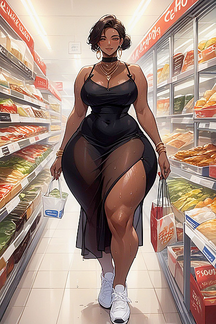 See-Through Clothing Reveals All in Fully Dressed Hentai AI Image