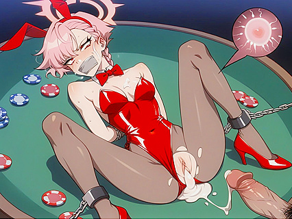 Casino Night with 18+ Hentai AI Image