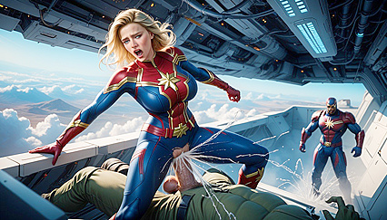 Intense Deep Penetration with Massive Cumshots and Explosive Squirts in Hentai Hentai AI Image