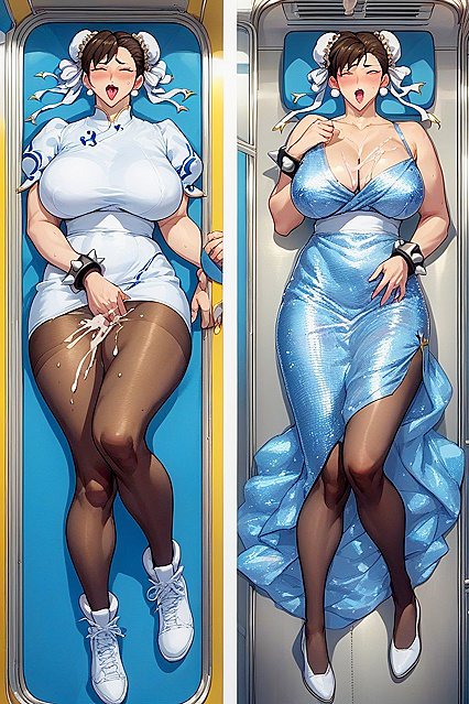 Chun Li Laid Bare at Metro Station for Intense Hentai Pleasure