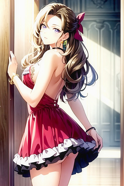 Eris from Final Fantasy Gets Detailed Anime Hentai Focus on Her Pubic Hair