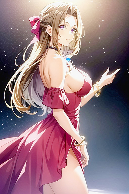 Eris from Final Fantasy in Detailed Anime Image with Sultry Hentai Pubic Hair Action