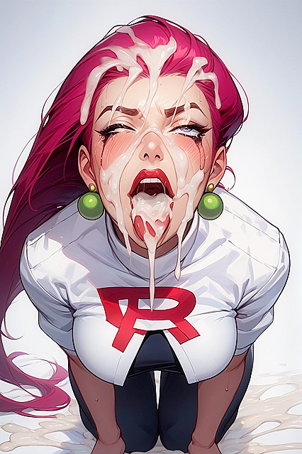 Japanese Man Licks Cum-soaked Hairstyles in Explicit Hentai AI Image