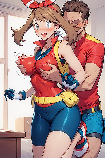 Large Bosoms and Revealing Outfits in Seductive Bracelet Hentai AI Image