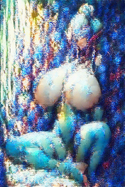 Beautiful Woman Masturbates with Her Left Hand in Mind-Blowing Hentai Hentai AI Image