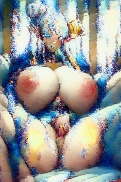 Milf with White Braids Teases in Front of Her Ears for Seductive Hentai Fun