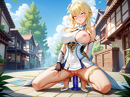 Trembling in High Heels with Intense Eye Detail for Mind-Blowing Hentai Pleasure