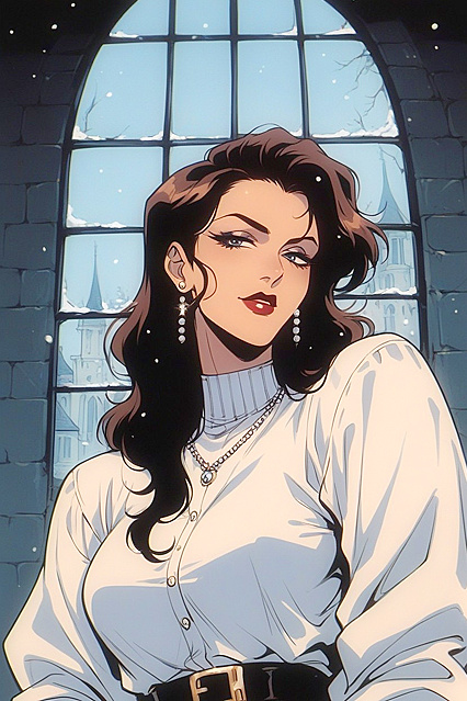 Mature Brunette Seduces in Twilights for Intense Hentai Pleasure