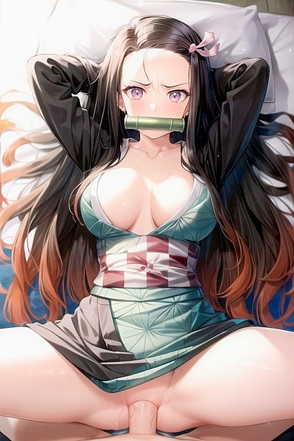 Hands-Up Missionary Style in Intense Hentai Anger Image Hentai AI Image