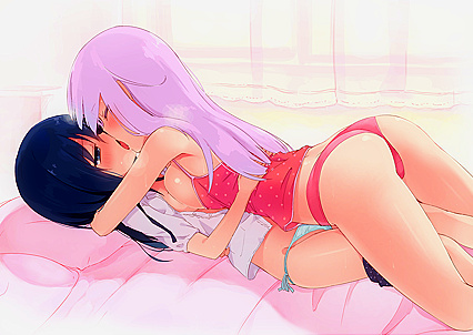 Two Ripe Peaches on Bed Debauchery - Hentaified XXX Pic