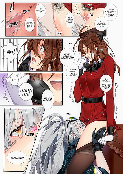 Hornypup devours his bitch’slukebox – Hentaipic of deepthroat blowjob