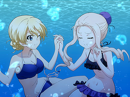 Horny AF Darling Dishes Out Wet & Wild Swimming Lessons To InnocENT Marie - PICS INCLUDED!