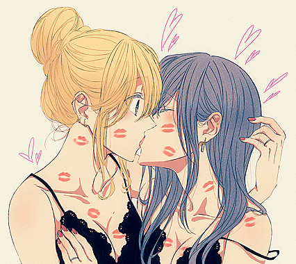 Hentaified Yuri Action - Yuzi & Mai Go Hardcore XXX