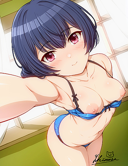 Holy Shitting Facesitting Hentaiforce! Morina Risuzu Pounds Her Own Box in This XXX Pic