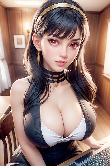 Adorable 3D Chick with Huge Boobs inMind-Blowing Hentai AI Image
