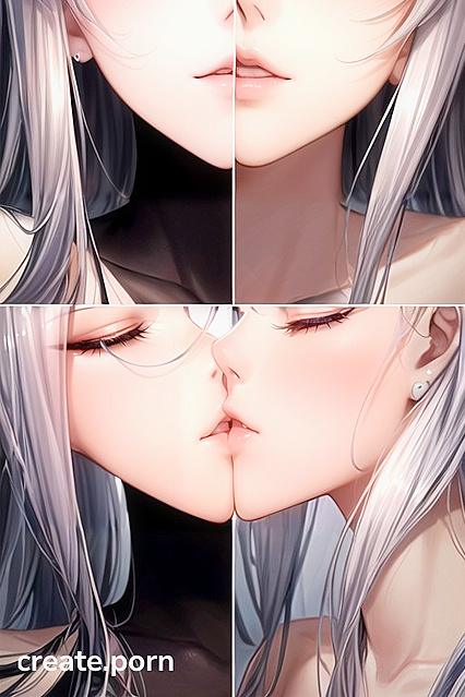 Large-Busted Girl 18+s Locked in Passionate Kisses in Hentai Bliss