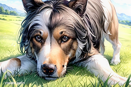 Meadow Gets Wild in Dog-Fuck Girl 18+ Hentai AI Image