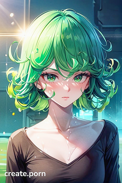 Skinny Girl 18+ with Messy Hair in Ultra-Detailed Hentai AI Image