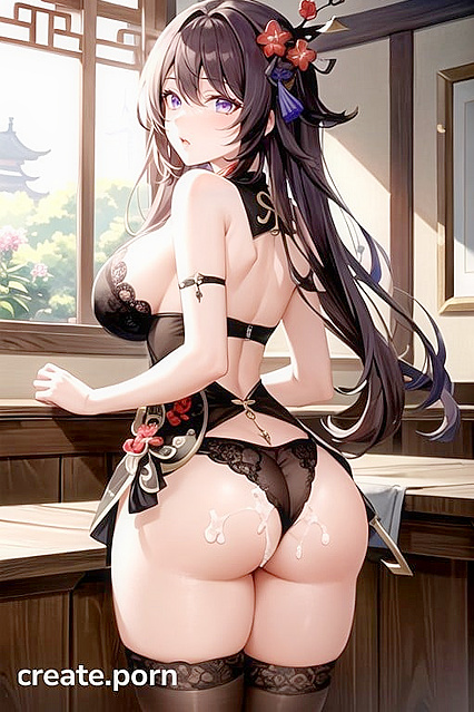 Hu Tao from Genshin Impact Enjoys Intense Ahegao Moments and Pussy Cums