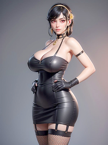 Yor Forger from Spy x Family Shows Off Her Massive-Assed Glory in Thick Hentai AI Image