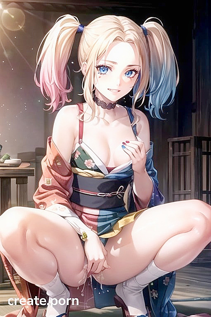 Harley Quinn Wears a Thong in Ultra-Detailed Hentai AI Image