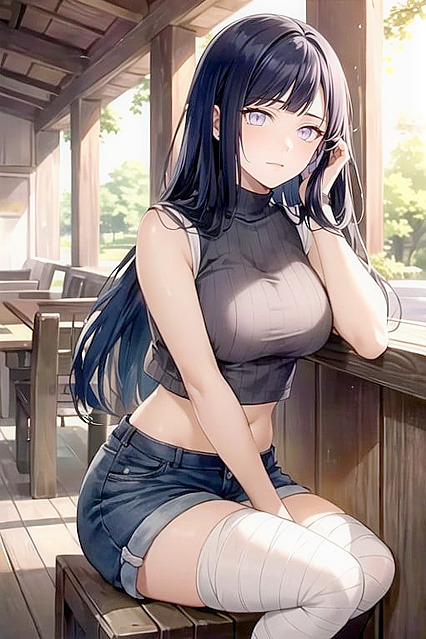 Hinata Hyuuga from Naruto Lost in Pleasure-filled Hentai Adventures