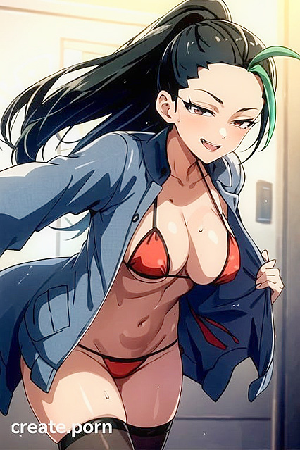 Nemona from Pokémon Gets Wild with Her Ponytail in Hentai AI Image