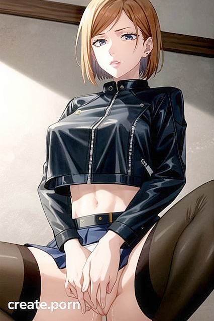 Naked Without a Skirt - Intense Masturbation Image in Hentai AI Porn