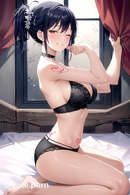 Seductive Beauty with Perfect Breasts Teases on Bed, Giving Lovestruck Blowjob & Paizuri