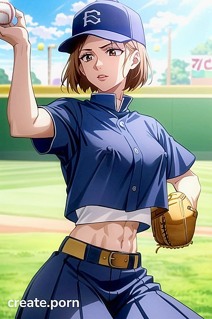 Screencaps of Muscular Girl 18+s with Large Breasts in Intense Hentai AI Image