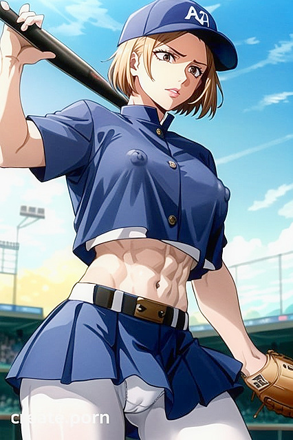 Kugisaki Nobara in Jujutsu Kaisen Wears White Uniform for Naughty Cameltoe Action