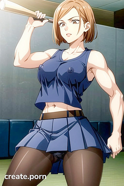 Kugisaki Nobara's Lounge Underpants Show Off Her Seductive Cameltoe in Jujutsu Kaisen Hentai