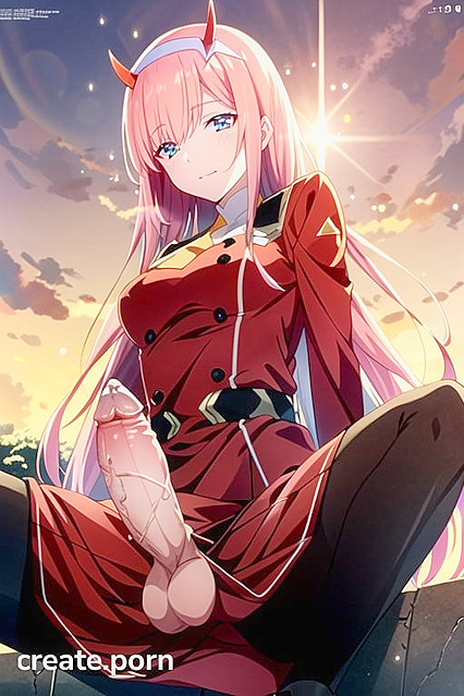Zero Two from Darling in the FranXX Stands Tall in Ultra-Detailed Hentai AI Image