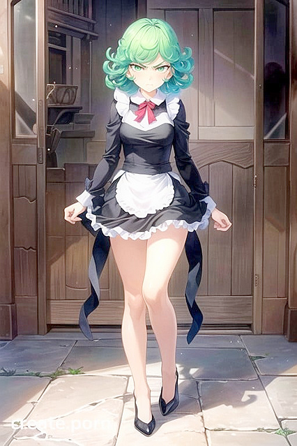 Tatsumaki from One Punch Man Gets Wild with Anger-Induced Hentai AI Image
