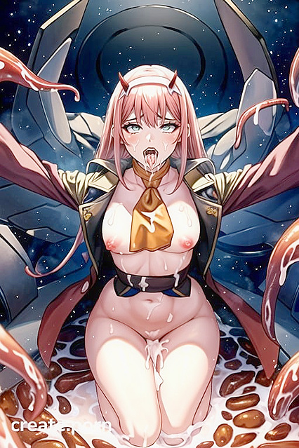 Tentacle Ecstasy with Vibrant Manga Colors and Intense Ahegao Moments