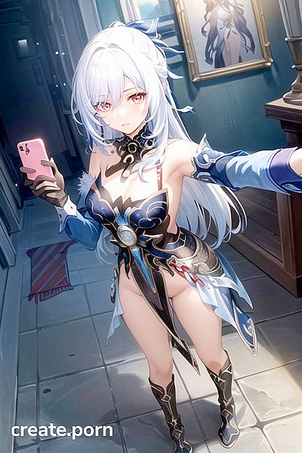 Full Body Selfies in Sexy Jean Shorts - A hentai AI Porn Fantasia