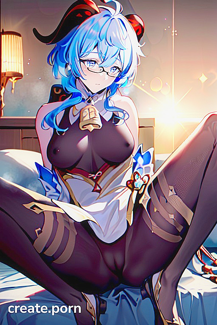 Ganyu Spreads Her Legs Wide for Intense Full-Body Hentai Pleasure