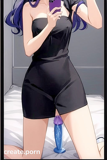 Misato from Evangelion Takes Sexy Selfies in Her Bedroom forSTEAMY Hentai Pleasure