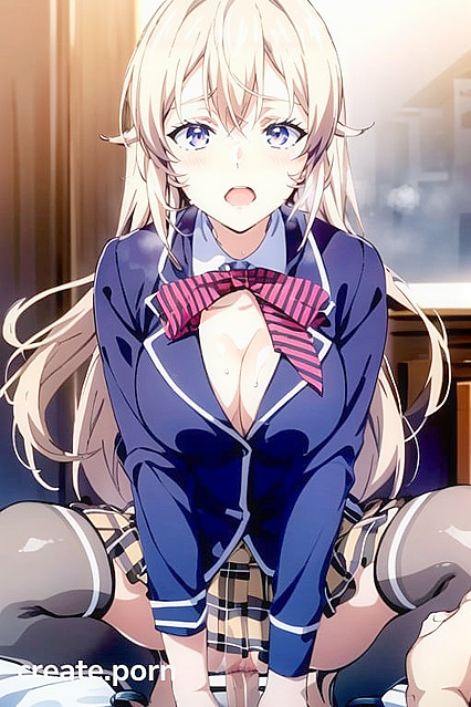 Bra-Wearing Beauty Rides to Ecstasy inCowGirl 18+ Hentai Orgasm Fest